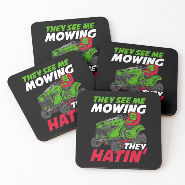 Item preview, They See Me Mowing They Hatin - Lawn Tractor Shirt designed and sold by biNutz.