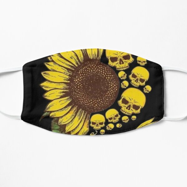 Regalos y productos: Calavera De Terror Rosas Amarillas Con Girasol |  Redbubble