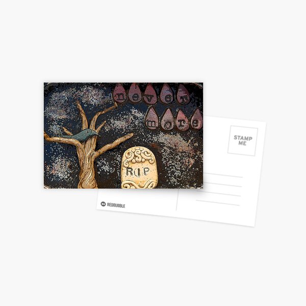 Quoth the Raven Postcard