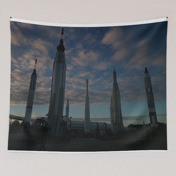 Item preview, NASA Rocket Garden at Sunset designed and sold by PPFImages.