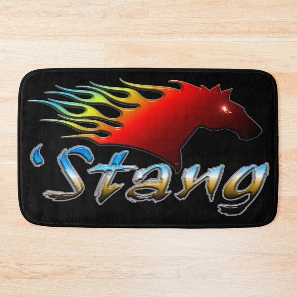 Item preview, 'Stang Design Fire w/Chrome Letters designed and sold by TMPSG.