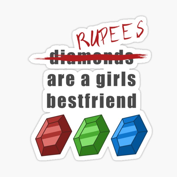 Item preview, Rupees are a girls best friend 2 designed and sold by kzenabi.