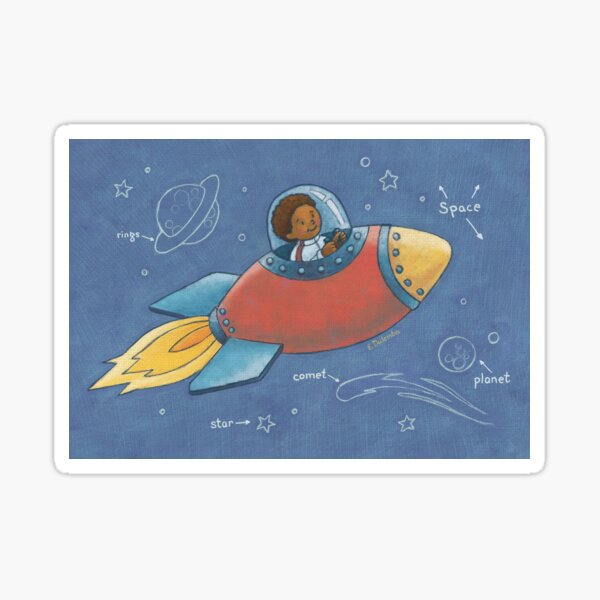 Rocket Boy Sticker