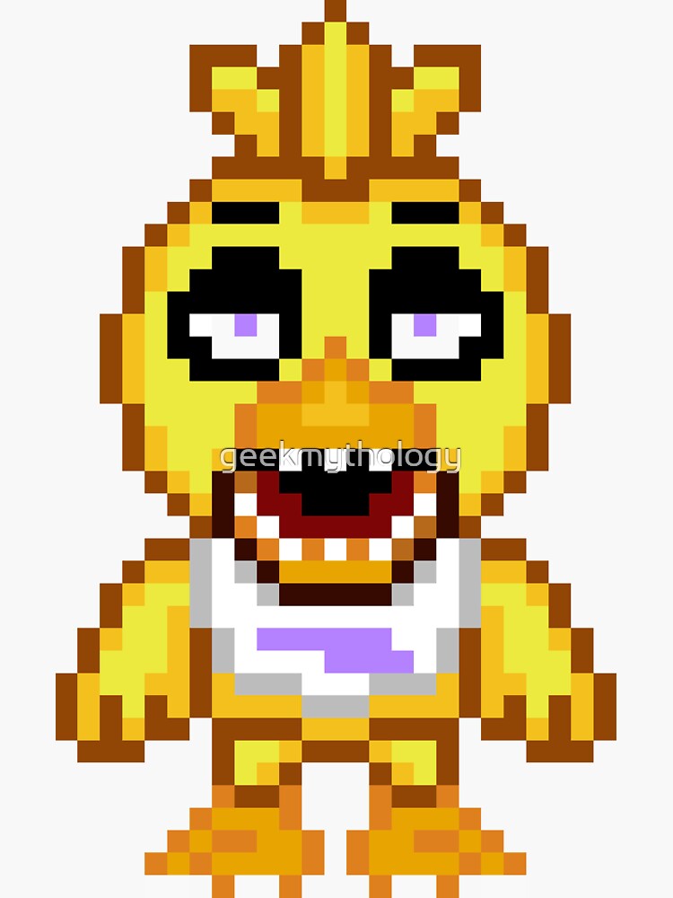 Five Nights at Freddys - Mini-Game Sprites - Set 1 Sticker for