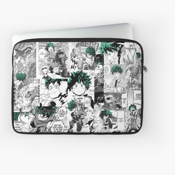 My Hero Academia Deku Manga Collage Funda para portátil