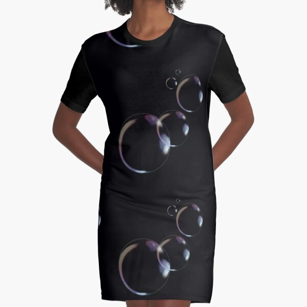 Bubbly Graphic T-Shirt Dress