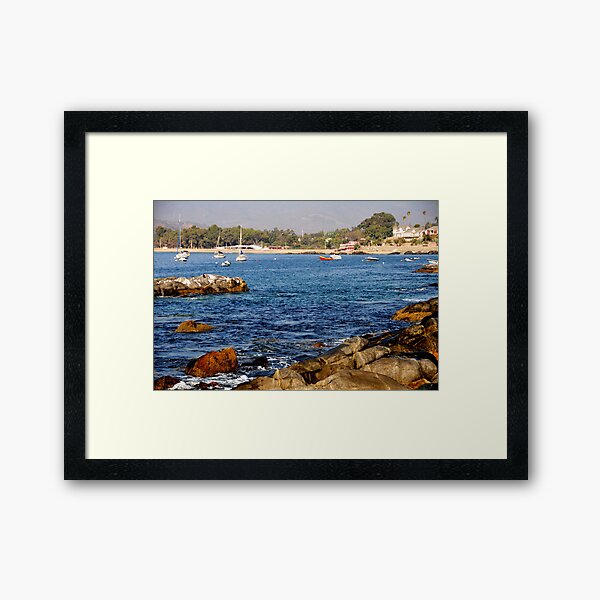 Chile, Papudo Bay, Framed Art Print