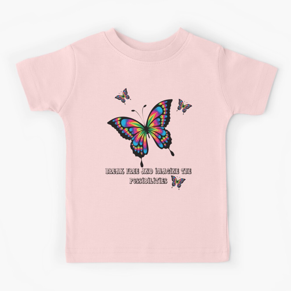 Plus Size Cute Colorful Butterfly T-Shirt Women Short Sleeve Floral Graphic  Nature Tops at  Women's Clothing store