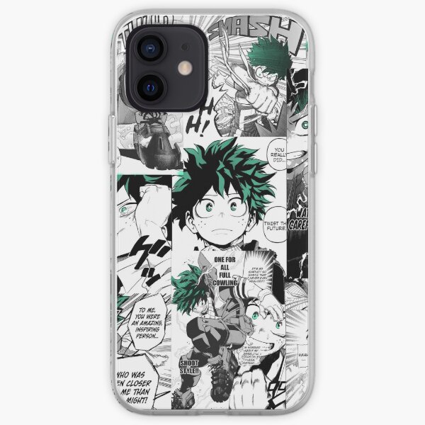 My Hero Academia Deku Manga Collage iPhone Soft Case