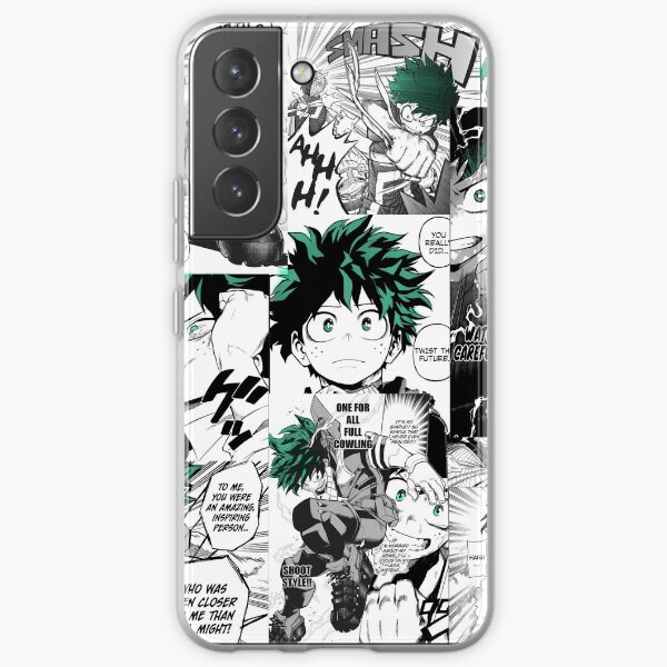 My Hero Academia Deku Manga Collage Samsung Galaxy Soft Case