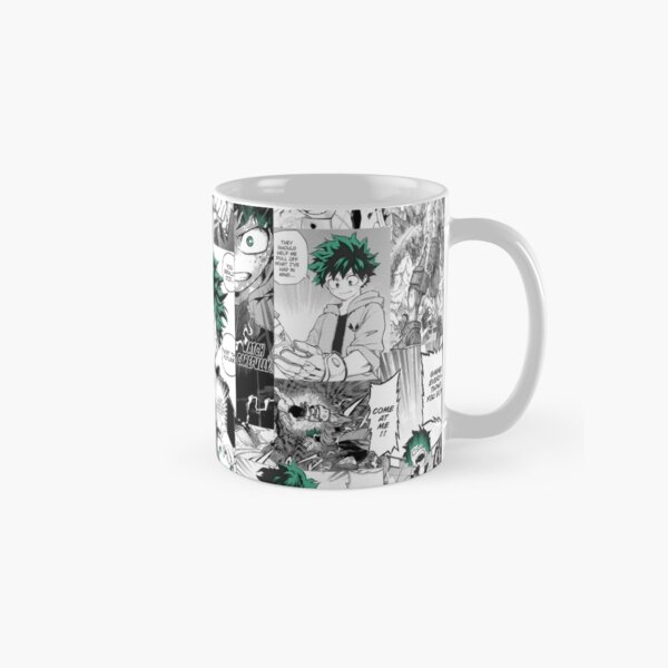 My Hero Academia Deku Manga Collage Mug classique