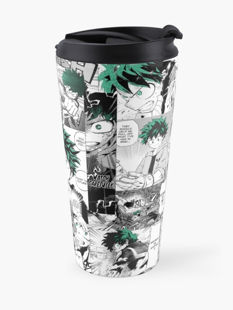 "My Hero Academia Deku Manga Collage " Travel Coffee Mug for Sale by