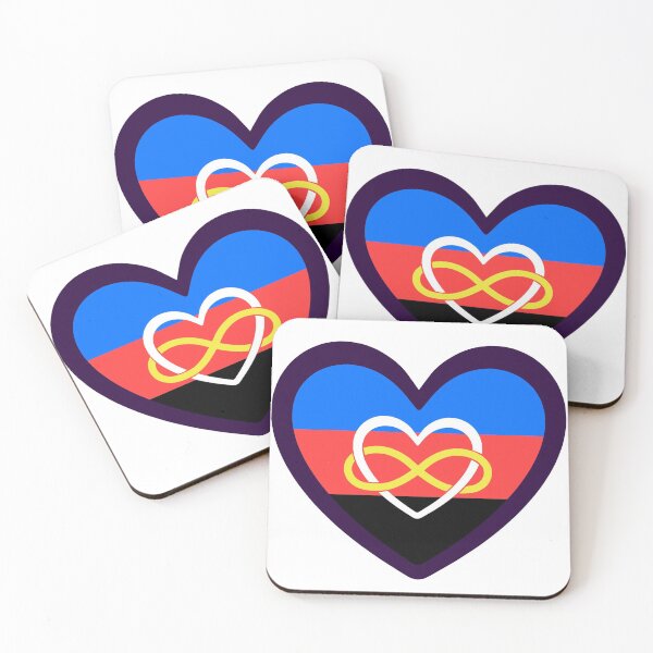 Item preview, Pride Hearts - Polyamory  designed and sold by Kanterei.