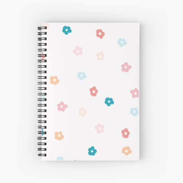 70s flowers Spiral Notebook