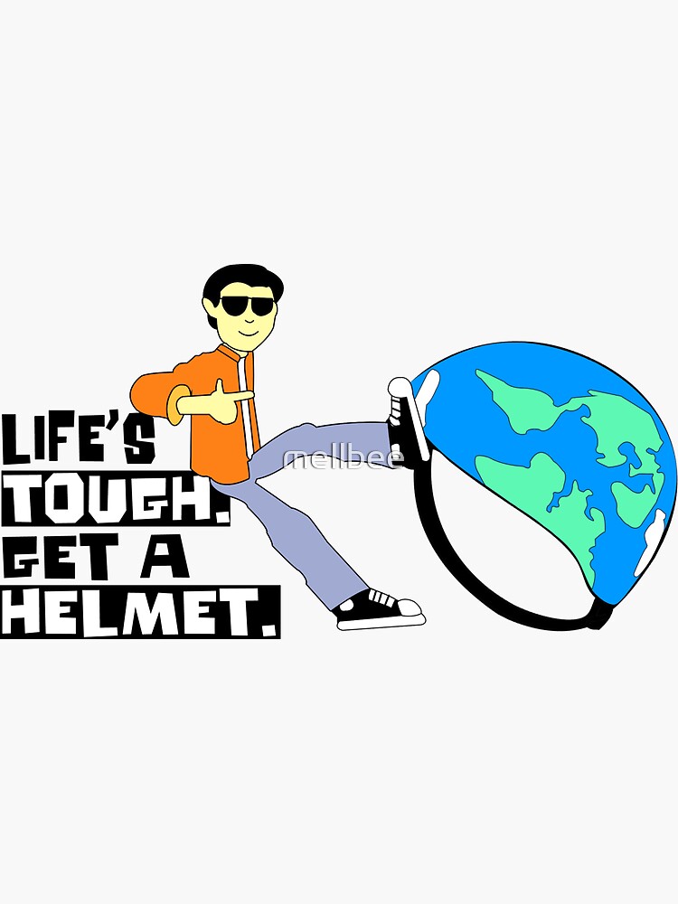 Lifes Tough Sticker For Sale By Mellbee Redbubble