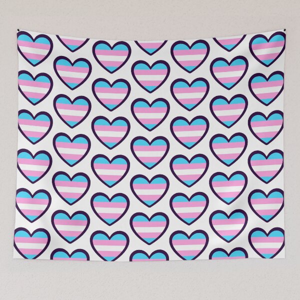 Item preview, Pride Hearts - Transgender  designed and sold by Kanterei.