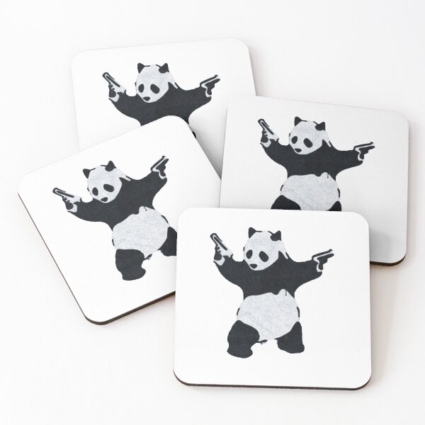 Item preview, Banksy Panda With Guns designed and sold by Ali Haj.