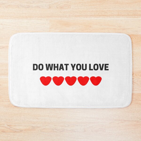 Item preview, Haz lo que amas - cita de felicidad con corazones rojos designed and sold by Inspirationmotivation.
