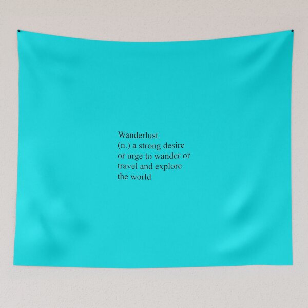 Item preview, Wanderlust Definiton Quote designed and sold by MysticalCrazy.