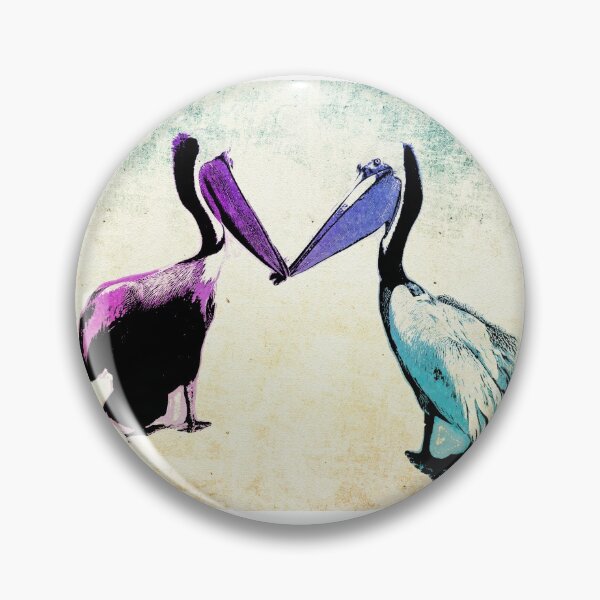 Item preview, "Lovebird" Pelicans designed and sold by eyes4nature.