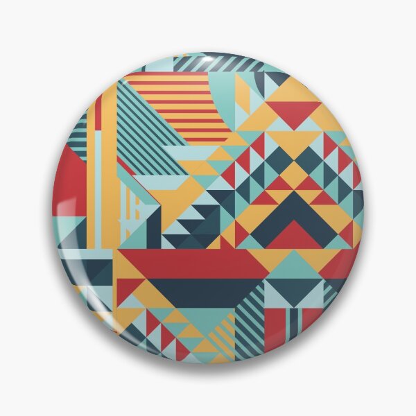 Item preview, Colorful Southwest Art Squares and Diamond Shapes Pattern 10 designed and sold by dhajr.