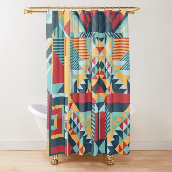 Item preview, Colorful Southwest Art Squares and Diamond Shapes Pattern 10 designed and sold by dhajr.