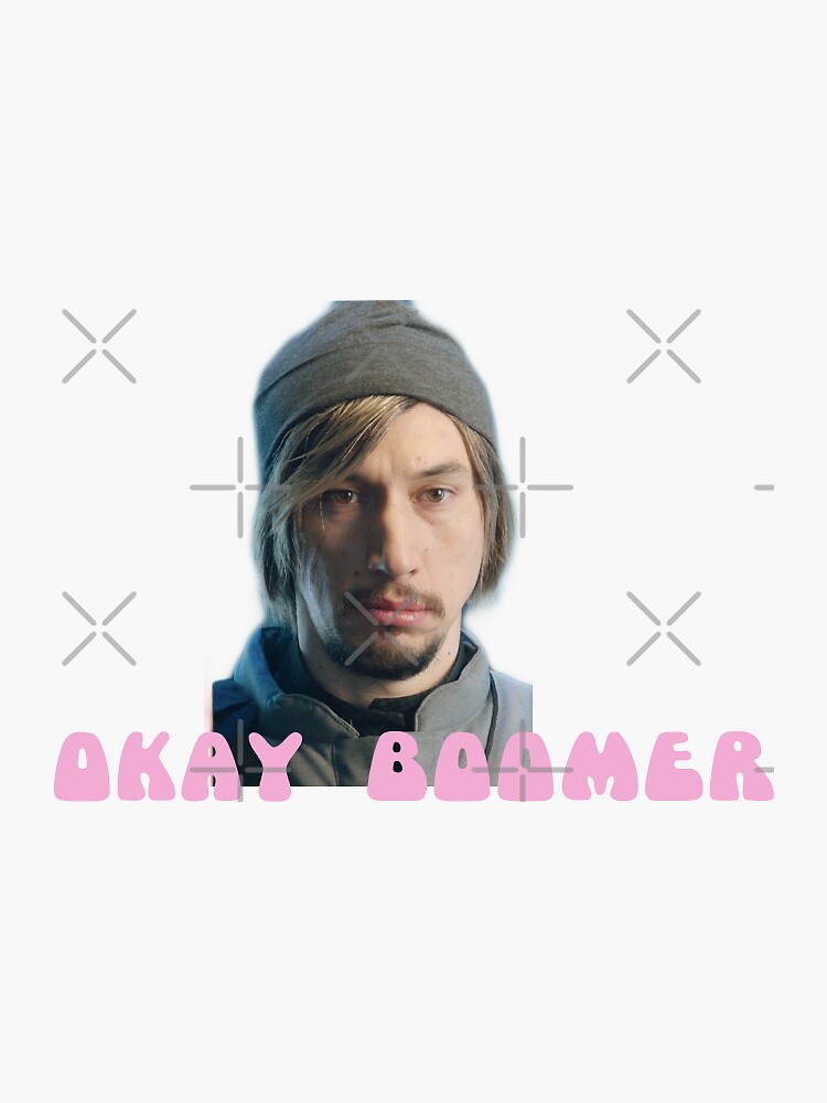Imagen 3 de 3, Pegatina con la obra ¿está bien boomer? - Randy el interno, diseñada y vendida por esteladietschh.