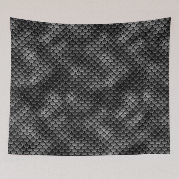 Item preview, Black mermaid scales designed and sold by blayzeink.