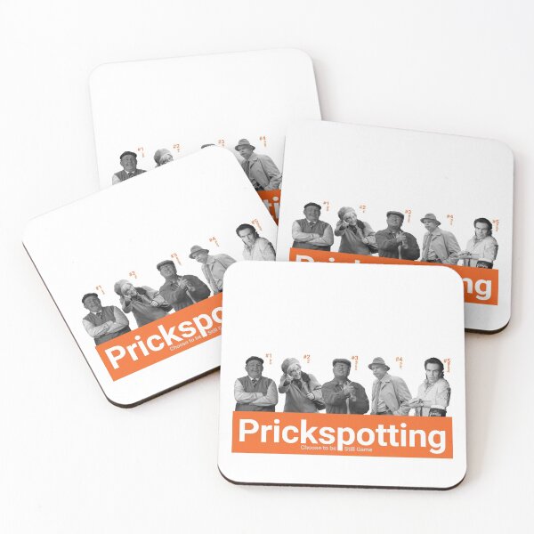 Item preview, Prickspotting Still Game take on Trainspotting Line up designed and sold by boxoflyrics.