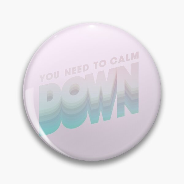 Item preview, You Need To Calm Down Sticker designed and sold by Hallie Walker.