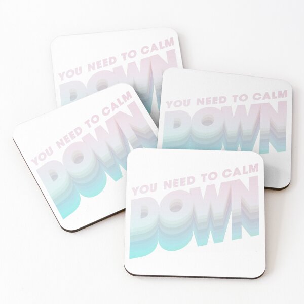 Item preview, You Need To Calm Down Sticker designed and sold by Hallie Walker.