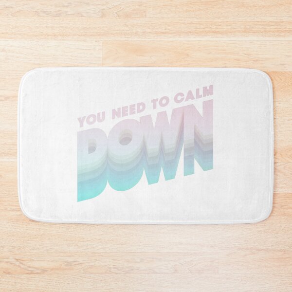 Item preview, You Need To Calm Down Sticker designed and sold by Hallie Walker.