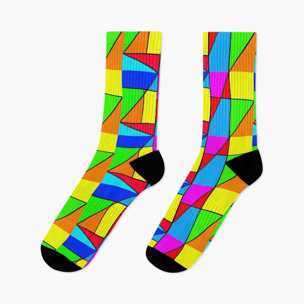 Item preview, Colorful Square and Triangle Piece designed and sold by Mitch-David123.