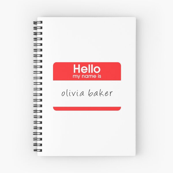 Item preview, Hello, My Name is Olivia Baker designed and sold by stickerrqueen.