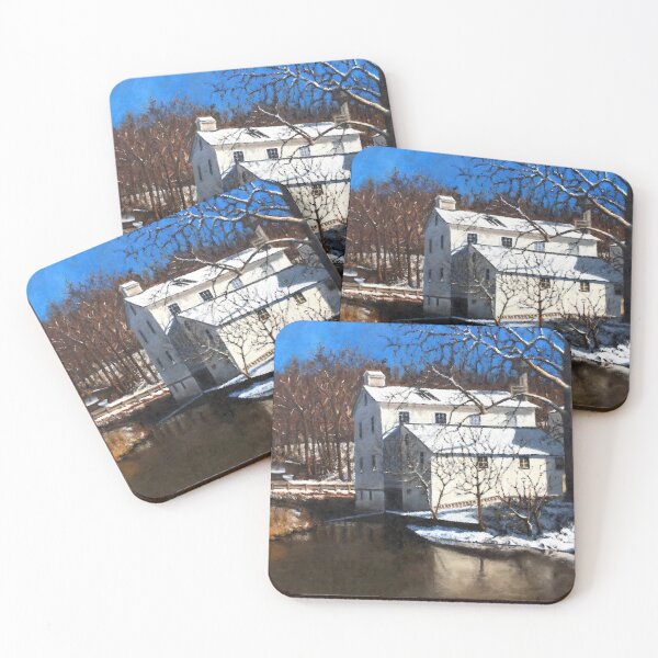 Item preview, Cuyahoga Valley Mill Early Afternoon (oil painting reproduction) designed and sold by jeanneius.