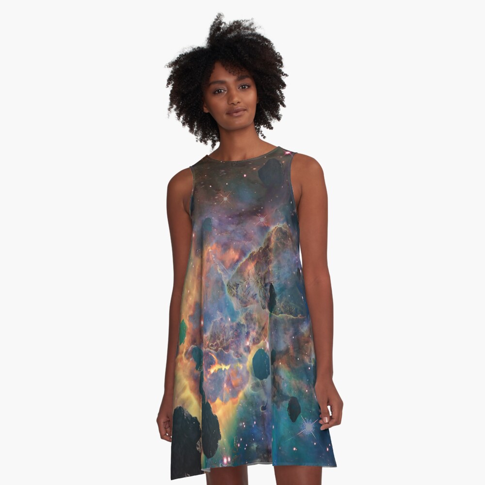 Asteroids A-Line Dress