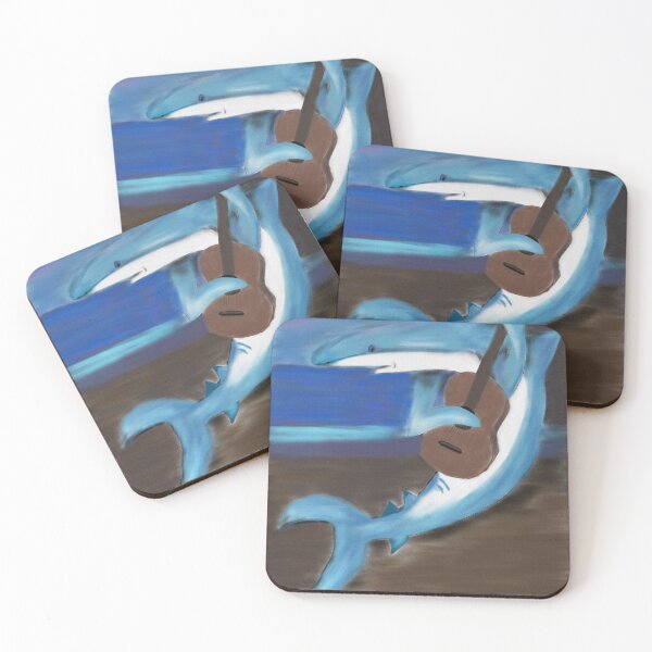 Item preview, Old Shark Guitarist designed and sold by fabfish.