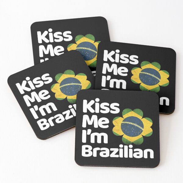 Item preview, Kiss Me I am Brazilian from Brazil designed and sold by elhefe.