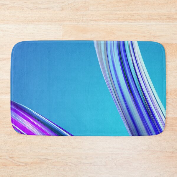 Item preview, Color curves on blue background designed and sold by philippe souvy.