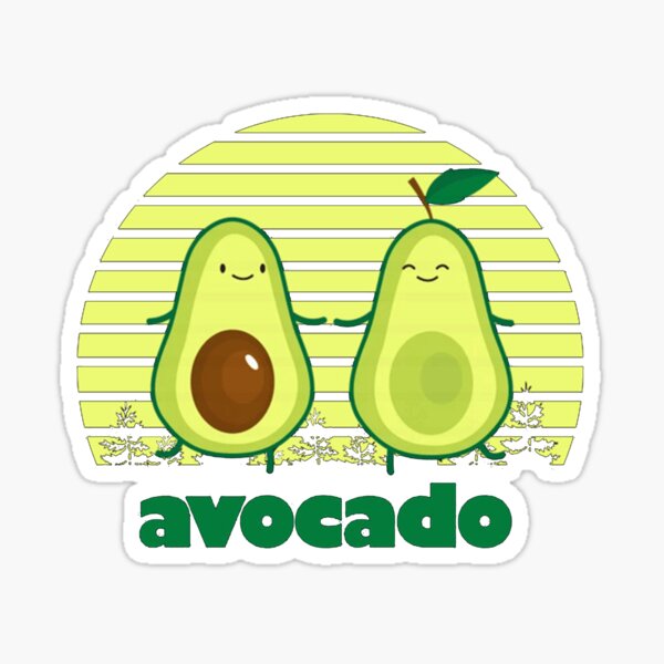 avogado family Funny Design Sticker