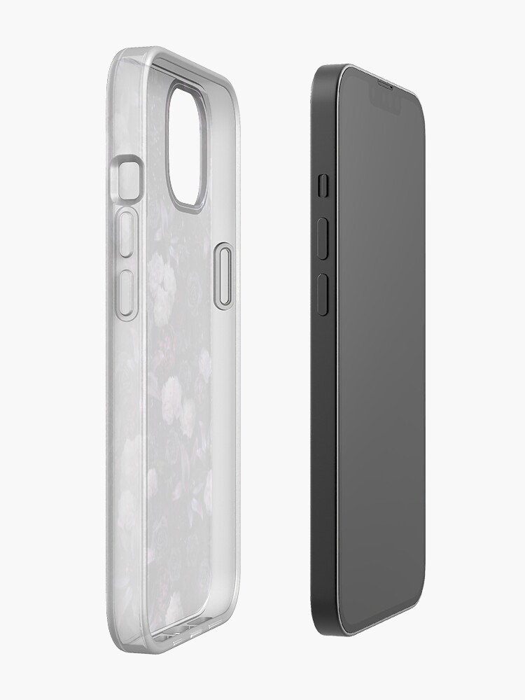 Alternate view of Midsummer Nights Dream #Dark Floral #Midnight #Black #Rose #Night iPhone Case
