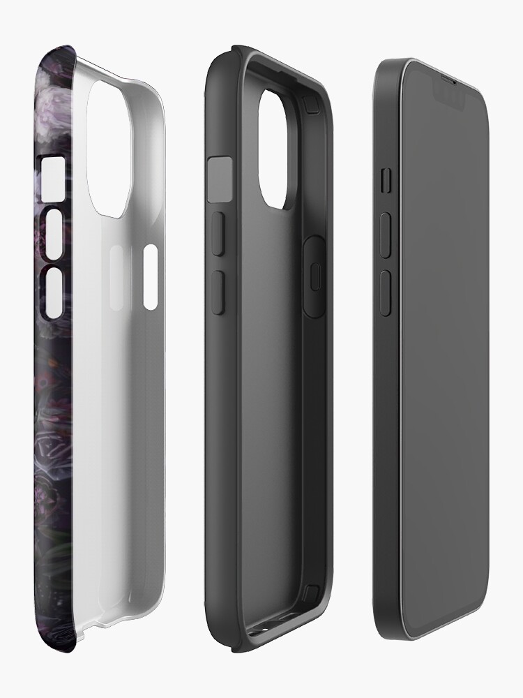 Alternate view of Midsummer Nights Dream #Dark Floral #Midnight #Black #Rose #Night iPhone Case