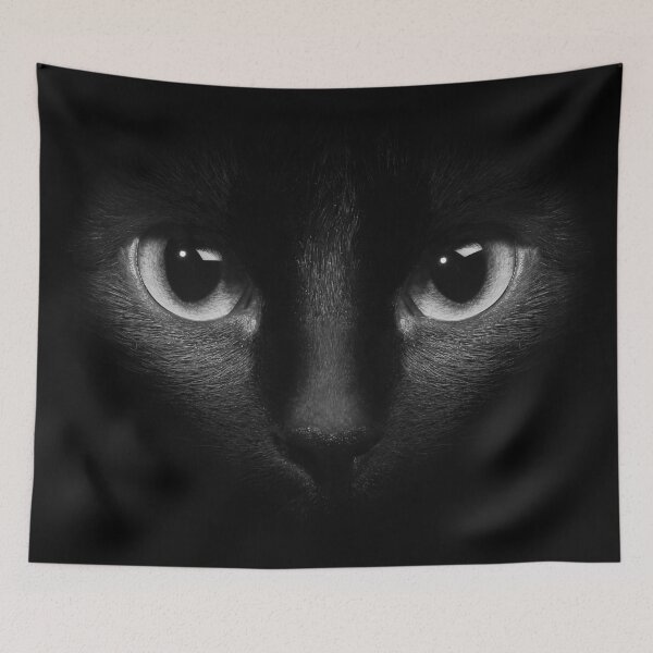 Item preview, Black and white cat designed and sold by philippe souvy.