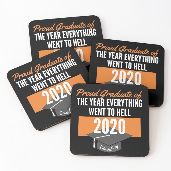Item preview, Coronavirus Class of 2020 Graduate Orange and Black University Colors designed and sold by Teacher PRIDE.