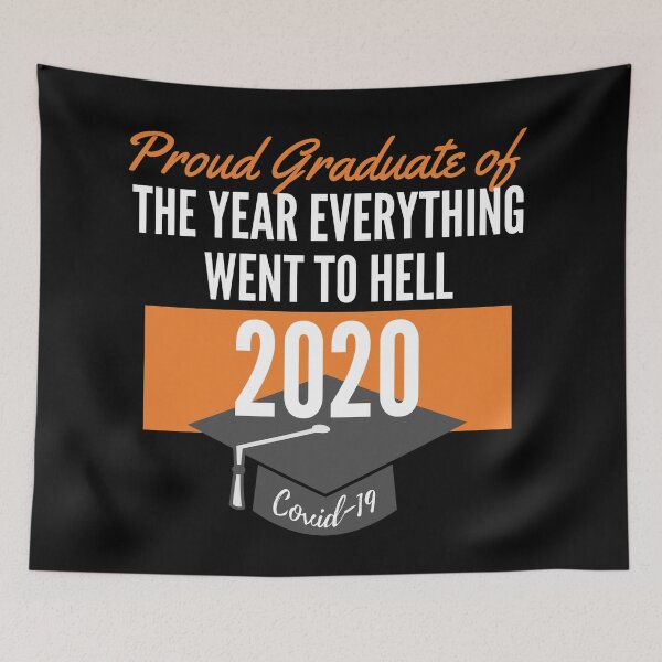 Item preview, Coronavirus Class of 2020 Graduate Orange and Black University Colors designed and sold by Teacher PRIDE.
