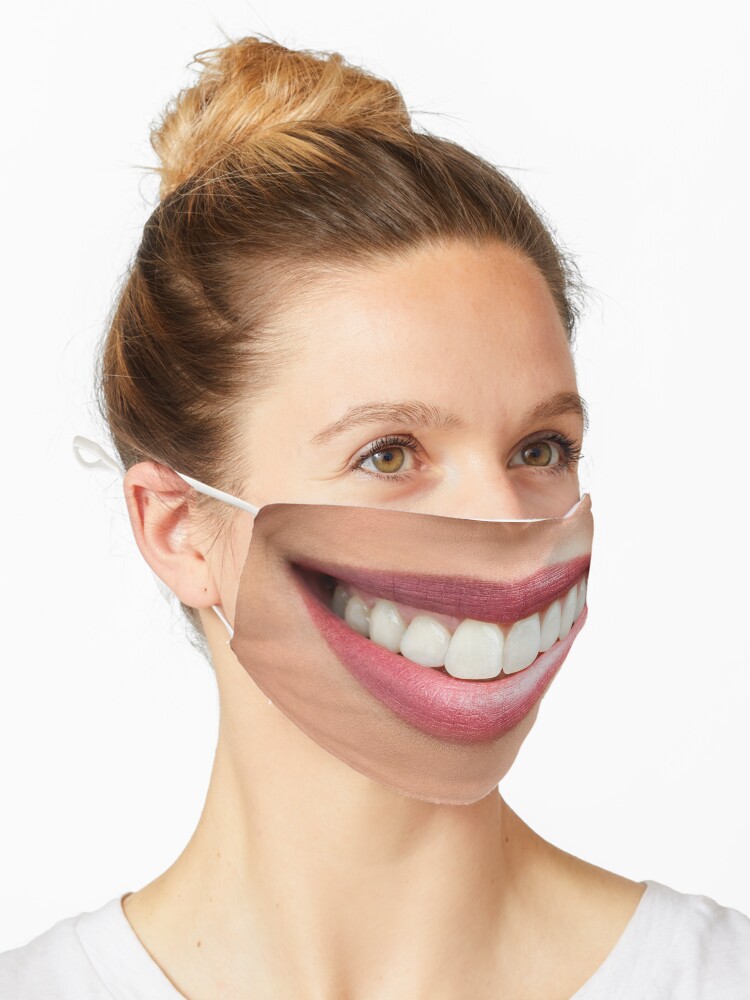 Funny Dental Big Smile Personal Protection Virus Mask