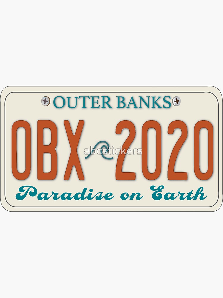 outer-banks-license-plate-sticker-for-sale-by-abcstickers-redbubble