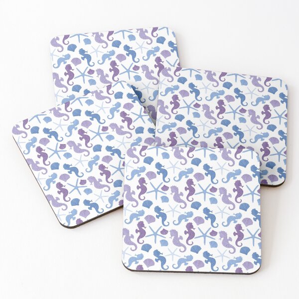 Item preview, Purples and Blue Seahorses designed and sold by blayzeink.
