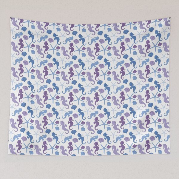 Item preview, Purples and Blue Seahorses designed and sold by blayzeink.