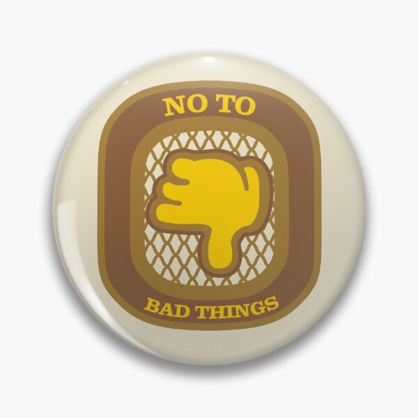 Item preview, No To Bad Things (Thumbs Down) designed and sold by brainthought.